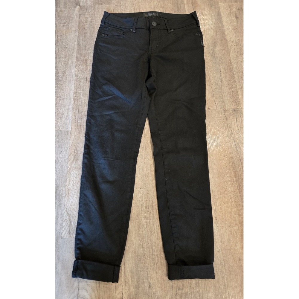 Silver Jeans Suki Super Skinny Black Jeans Size 29x31
